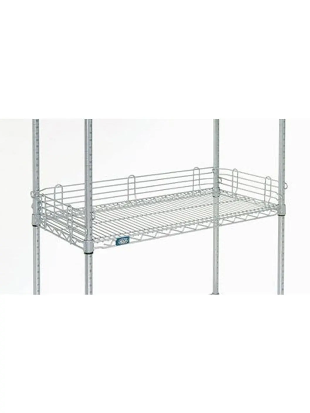 Nexel Industries Sturdy Commercial Chrome Ledge Shelf, 48x4 in High Gloss Finish Industrial Multifunctional Storage Solution for Cupboards & Cabinets, Easy-to-Clean Health Care Organizer, Industrial Look