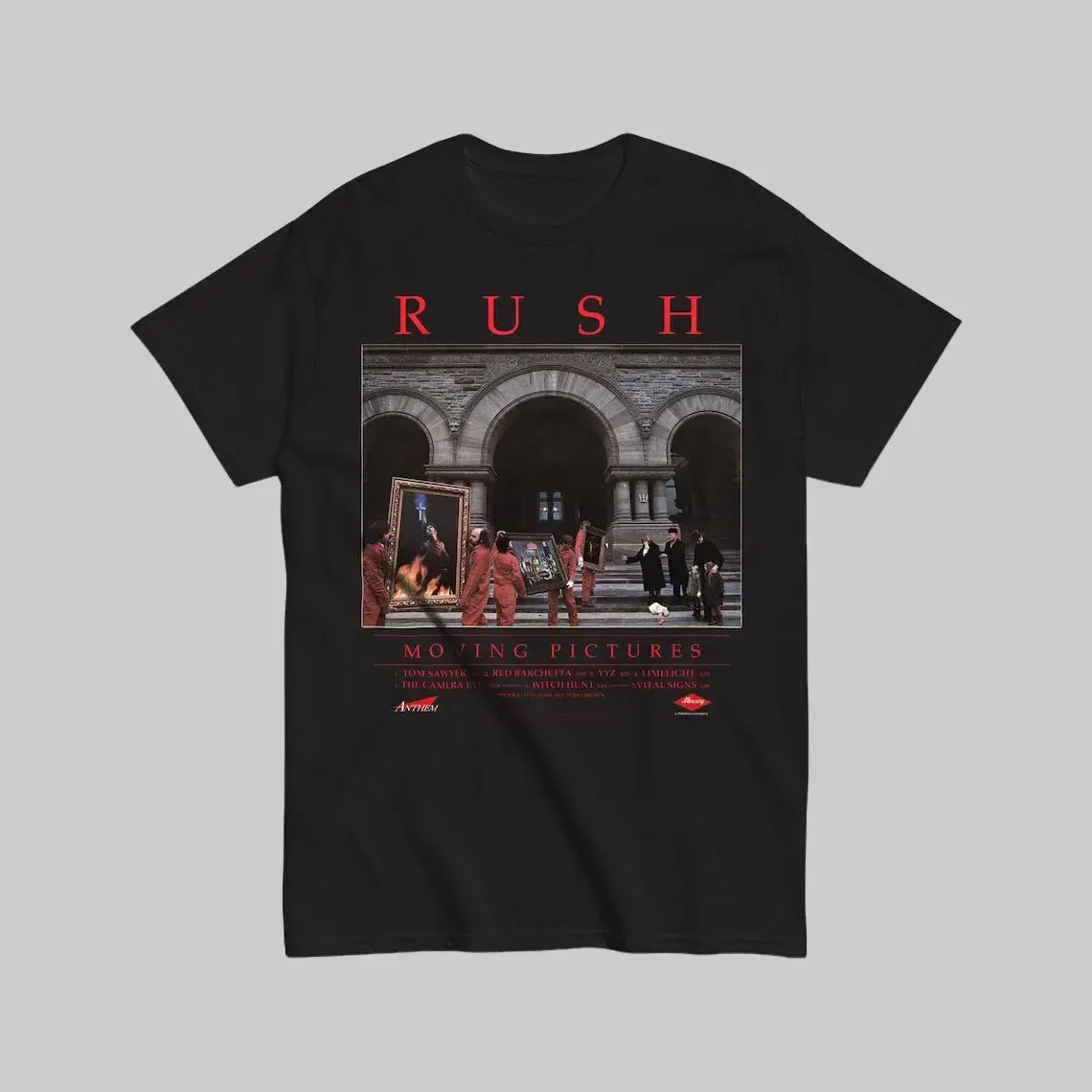Rush T-Shirt "Moving Pictures" - Vintage Rock Music Merch Graphic Tee