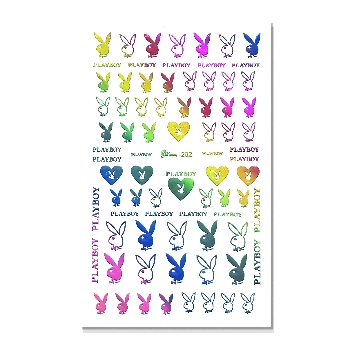 Nail Art Stickers - 202