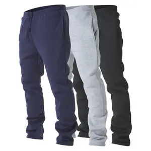 Ultra Performance 3 Pack Mens Fleece Wide Leg Sweatpants with Pockets, Open Bott