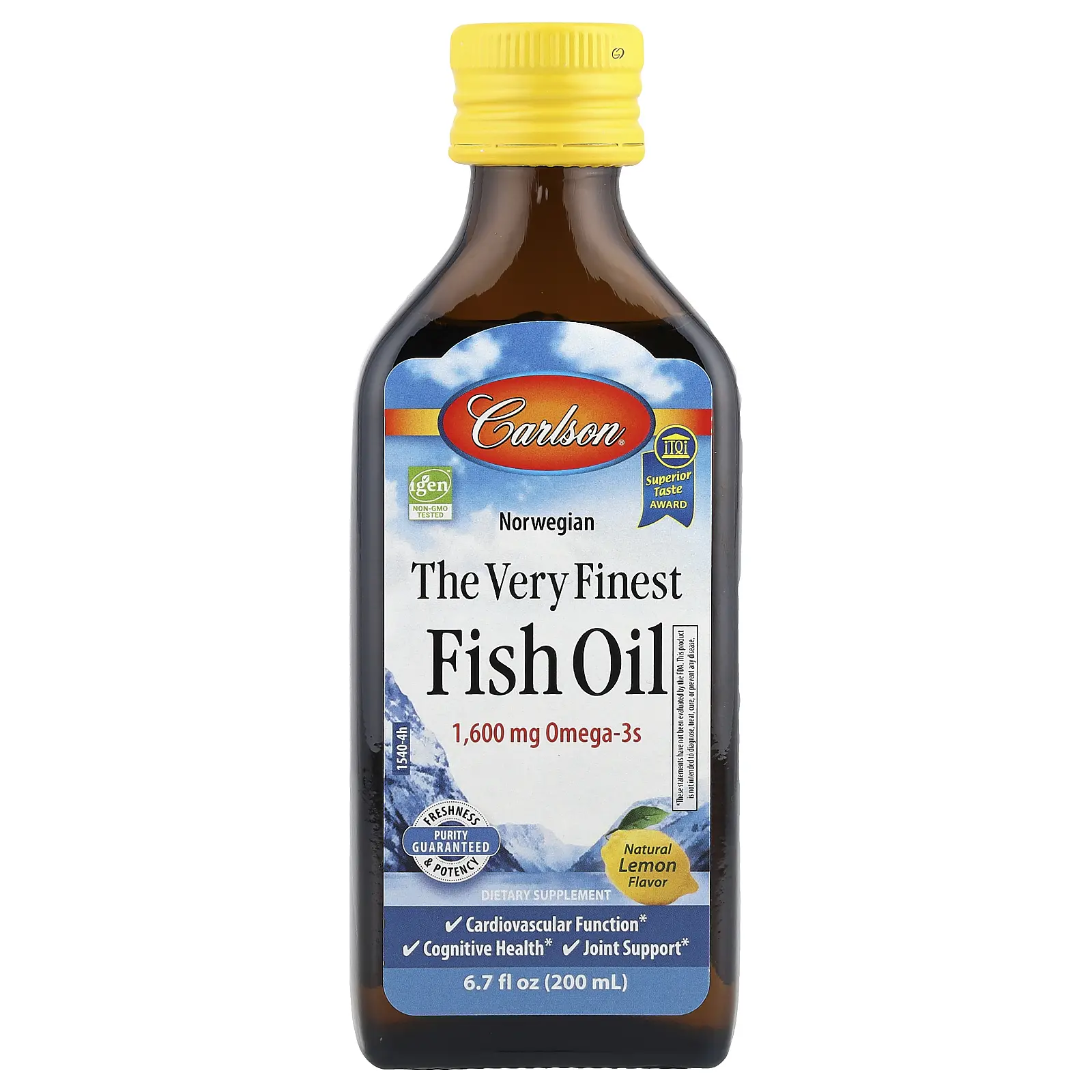 Carlson Norwegian, The Very Finest Fish Oil, Natural Lemon, 6.7 fl oz (200 ml) Carlson Norwegian, The Very Finest Fish Oil, Natural Lemon, 6.7 fl oz (200 ml)