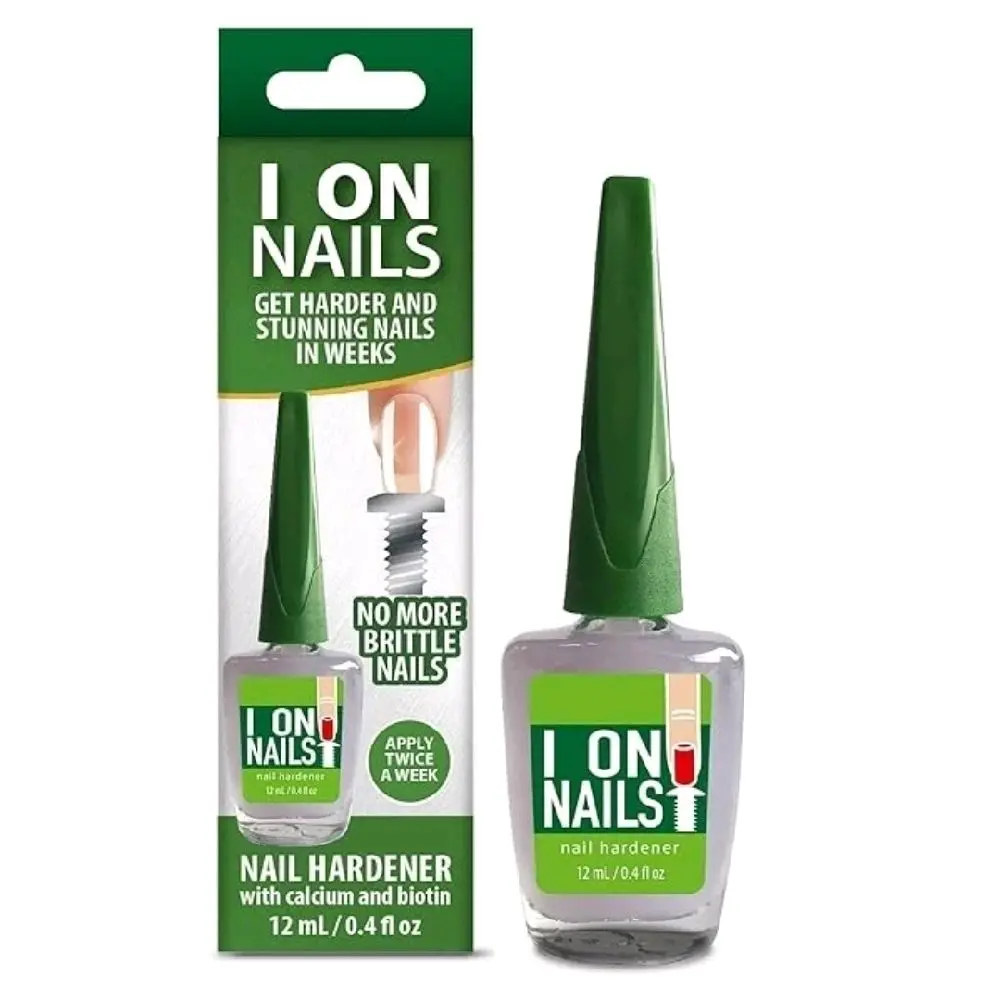I On Nails Viral on TikTok Nail Hardener with Calcium & Biotin 12ml Fortalecedor de Uñas for Strengthening and Protecting Nails Naturally