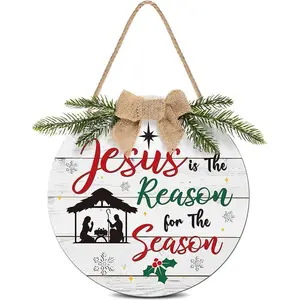 Handmade Easter Door Sign Hanging Plaque for Festival Home Decoration