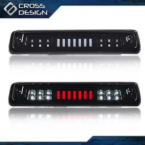 CROSSDESIGN FIT FOR 2015-18 COLORADO/CANYON LED THIRD 3RD BLACK TAIL BRAKE LIGHT CARGO LAMP