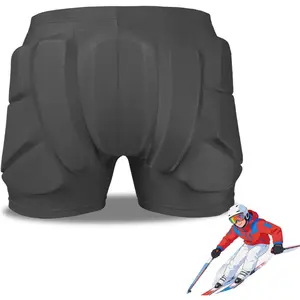 3D Hip Protective Pads Ski Pants Thickened EVA Skateboard Crash Pad for Skating Protective Padded Shorts for Hip Tail Bone