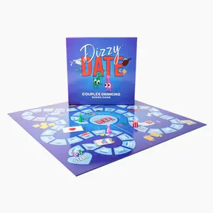 Dizzy Date Board Game - The Drinking Board Game for Couples, Date Nights, Game Nights, and Parties. Perfect Couples Gift!
