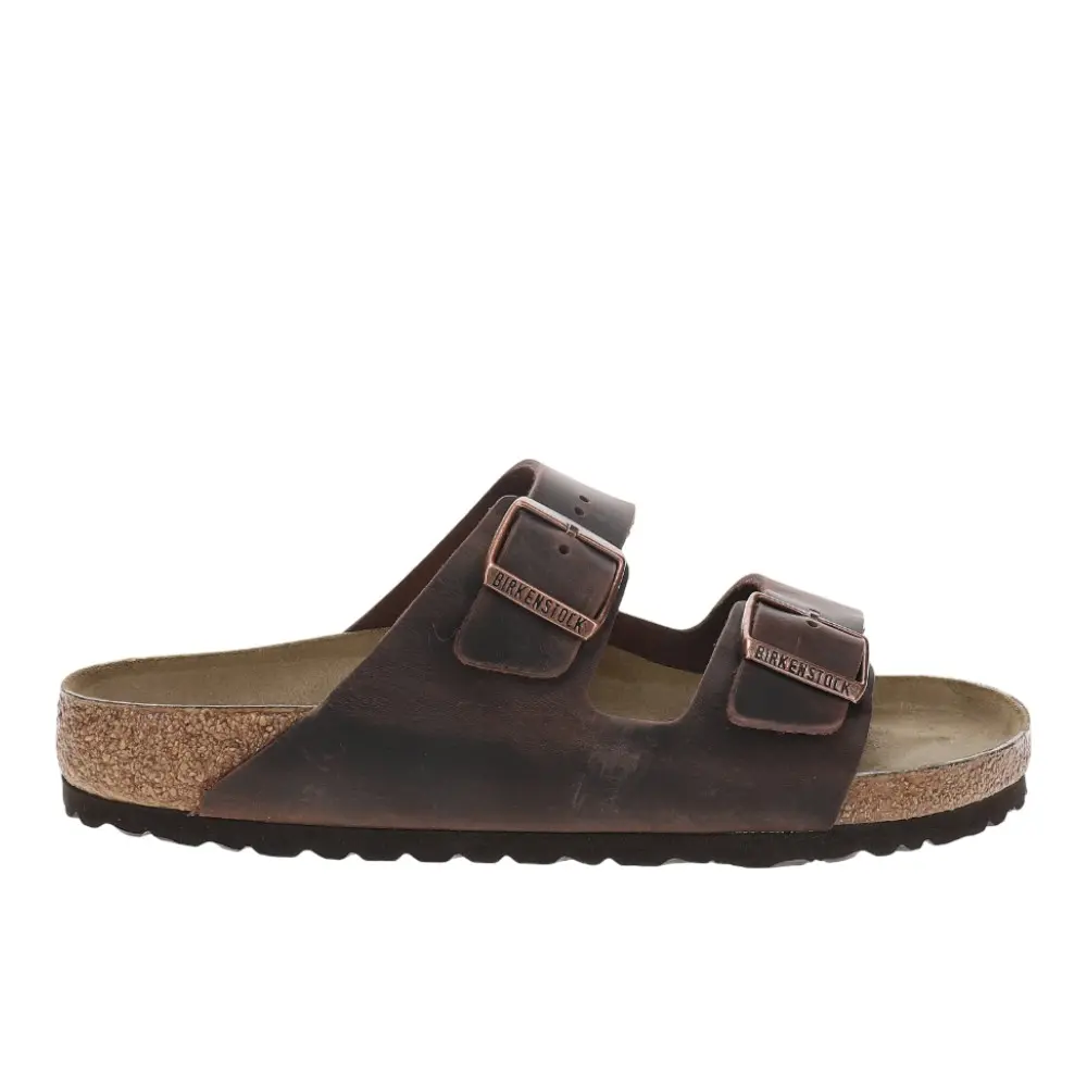 BIRKENSTOCK Mens Arizona Oiled Leather Casual Sandals Casual - Brown BIRKENSTOCK Mens Arizona Oiled Leather Casual Sandals Casual - Brown