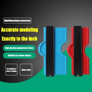 Contour Gauge 5 Inch Shape Profile Duplicator with Lock Mechanism for Precise Measurement & Scribe Edge Tool for Construction Projects