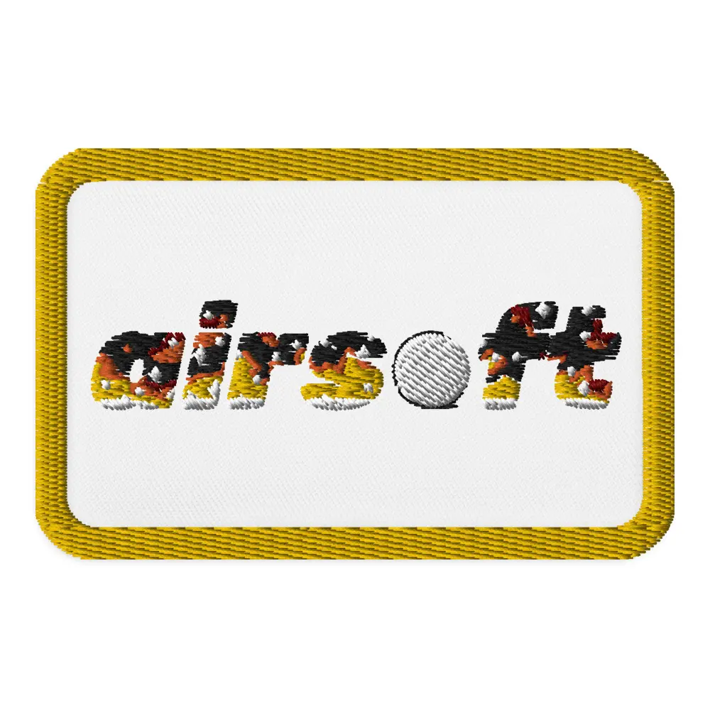 Fire Airsoft Logo Embroidered Emblem Patch