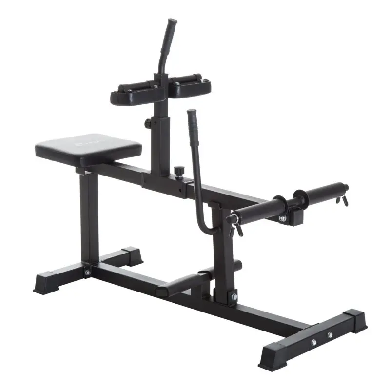 Home Training Equipment Leg Extension Machine, 48"x23.3"x41.8" Size, Ergonomic Design, 5 Handle Heights, 4 Length Settings, Powder-Coated Steel Frame, 440 lb Weight Capacity