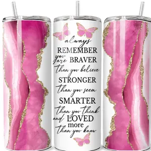 Be brave tumbler