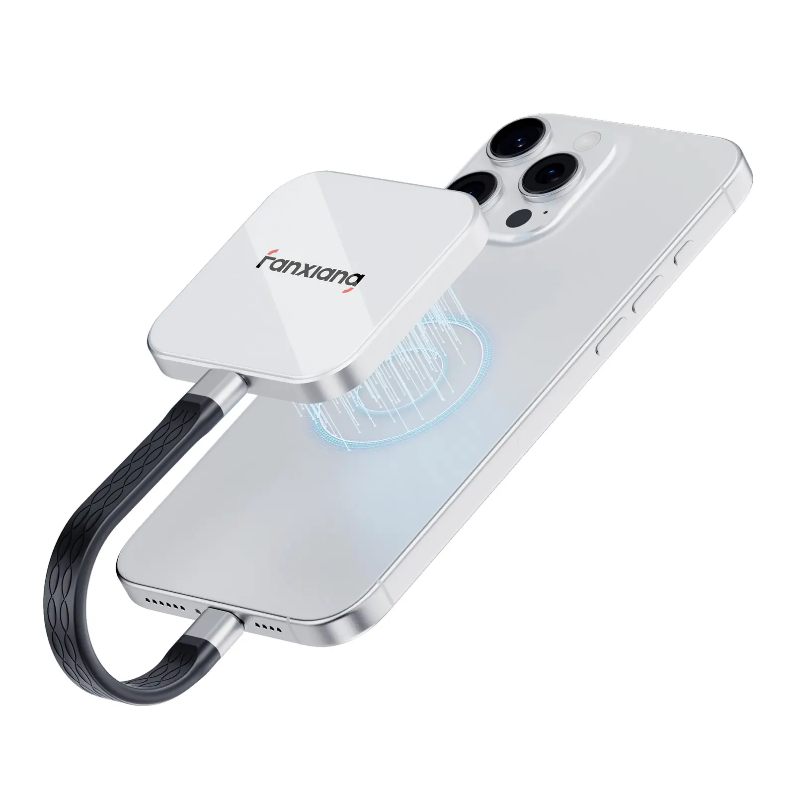 FANXIANG PS2005 500GB/1TB/2TB Magnetic External SSD(Compatible with Apple 15 and above), Up to 2000MB/s Type-C USB 3.2 Gen 2x2 Portable SSD,4K ProRes Recording & Store,External Solid State Drive for iPhone15/16/Android/PC/Mac