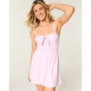 Hollister Tie Front Mini Dress