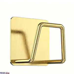 4/8/12 Pack Adhesive Cutting Board & Pot Lid Holder - No-Drill Wall Hooks, Stainless Steel Kitchen Organizer Rack