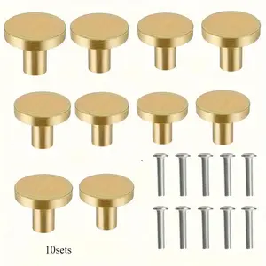 Drawer Knob with Screw, Single Hole Drawer Knob, Cabinet Door Handle, Drawer Handle, Home Accessories, Home Decor, Metal Drawer Handles