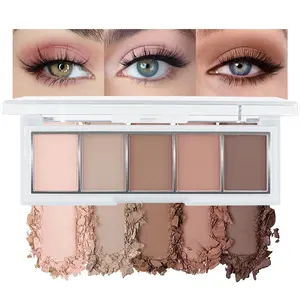 Matte Nude Eyeshadow Palette –  Neutral Peach Brown & Taupe Eye Shadow, High Pigment Blendable Long-Lasting Soft Nude Makeup Palette for Daily Natural Looks, Mature Eyes, Blue Green Brown Eyes