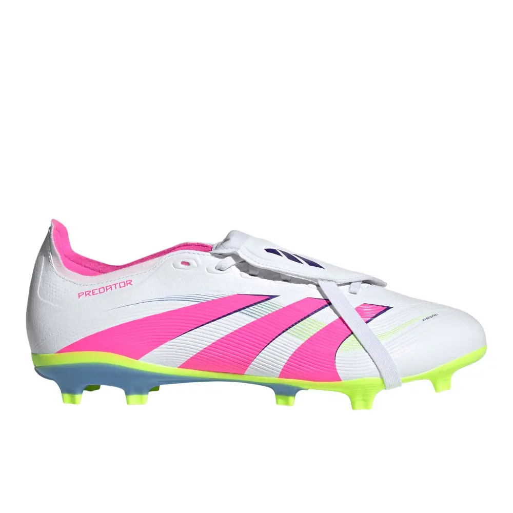 adidas Mens Predator League Fold-Over Tongue FirmMulti-Ground Soccer Cleats  - White