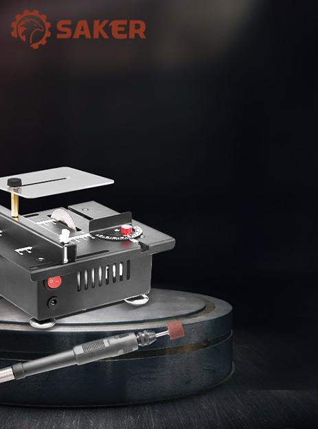 Saker Mini Table Saw, Multi-Functional Portable, 7 Speed Adjustment, Suitable for Metal, Wood, Aluminum Grinding and Cutting, Compact Design Outdoorfun Saker Mini Table Saw, Multi-Functional Portable, 7 Speed Adjustment, Suitable for Metal, Wood, Aluminum Grinding and Cutting, Compact Design Outdoorfun