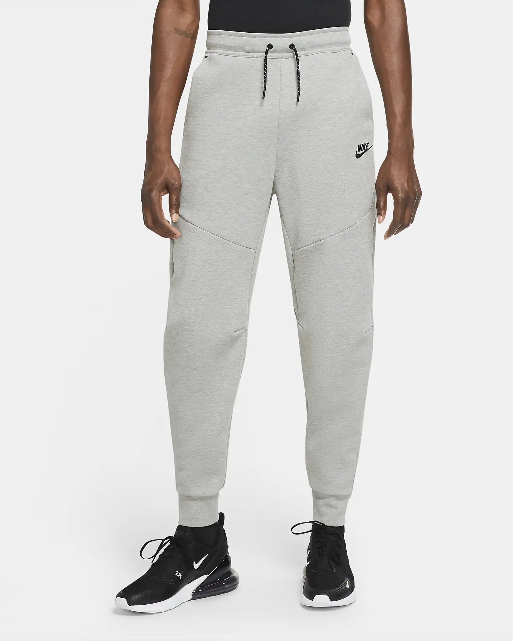 Men's Nike Sportswear Dark Grey Heather/Black Tech Fleece Jogger