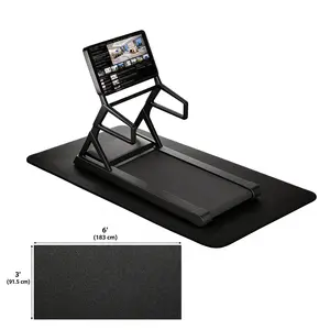 Gaomon-Treadmill Mat, Equipment Mat, Shock Absorbing Non-Slip, High Density PVC Floor Protector, Heavy Duty Vibration Dampening Water Resistant Mat for Spin Bike Elliptical Rowing Machine