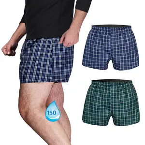 Incontinence Underwear for Men Washable Urinary Leak Proof Boxers with Front Fly Regular Absorbency