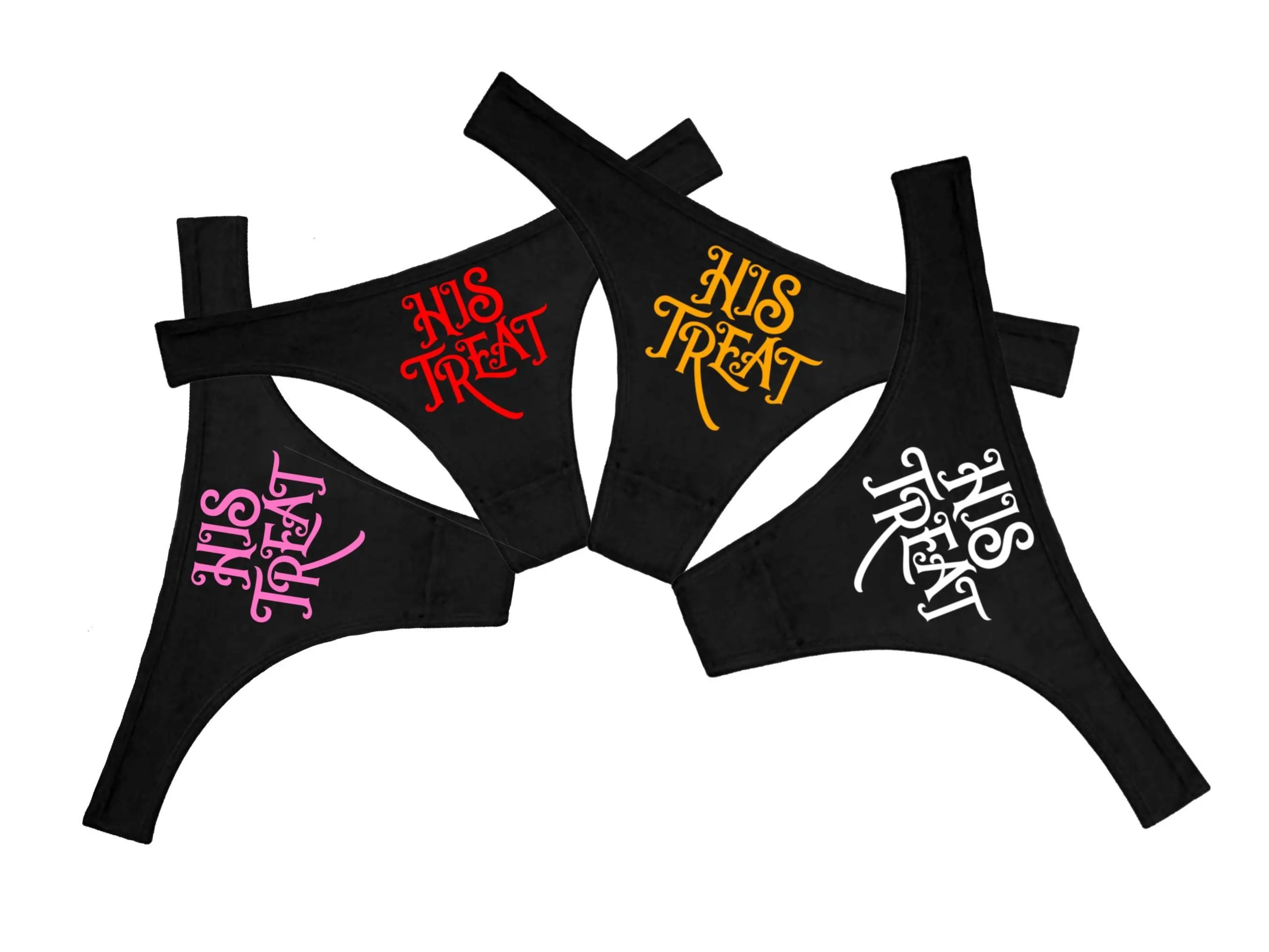 His treat Halloween thongs her treat | Panties | Spooky | Underwear | Bite me | Vampire | Cute | Flirty | Sexy | Booty |