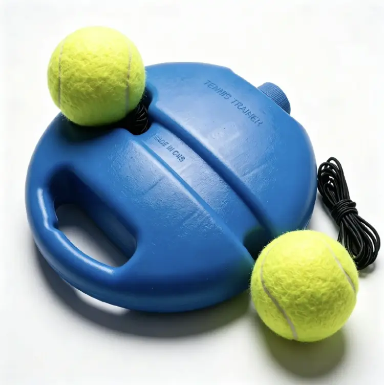 Outdoor Sports Tennis Rebound Training Set Portable Fitness Exercise Solo Practice Kit With Racket Ball For Home Backyard Beginner Daily Workout Tennis Racket Recreational Adult city racquet shop two handle