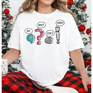 Funny Grammar Teacher Shirt, Punctuation English Teacher Gift, Wait What Stop It I Agree Shirt, Synonym Rolls Shirt, Teacher Day Shirt