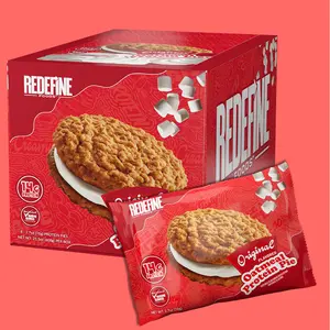 Oatmeal Protein Pie Original - with 2.7 oz (76g) Net Weight, 14g Protein per Serving