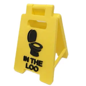 In the Loo Sign for Desk - Boldly States Temporary Absence with Elegant Toilet Logo