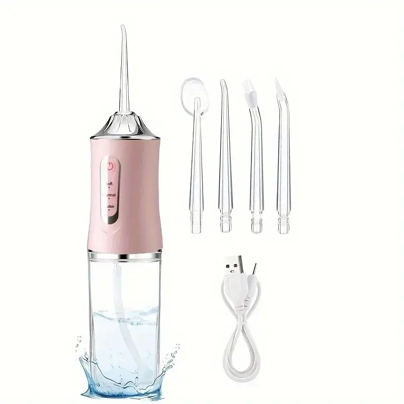 Wireless Water Flosser with 800mah Battery, 3 Adjustable Modes, Portable Design, Ideal for Home and Travel Use