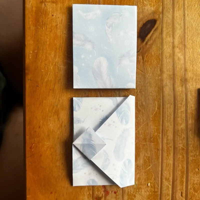 Handmade paper seed envelopes