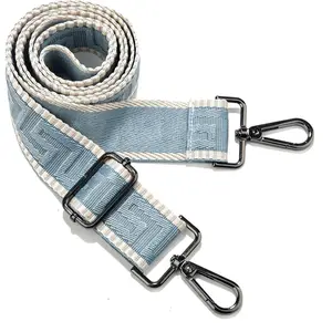 Wide Purse Strap Replacement Crossbody Canvas Shoulder Bag, Universal Adjustable Straps for Bags(58”long)