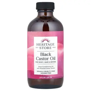 Heritage Store Black Castor Oil, 8 fl oz (237 ml)