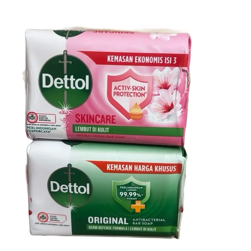 Dettol Anti Bacterial Original Soap 100g (2 or 4, or 6 or 12 Pack Dermatologically Tested Body Care Body Wash Comfort Skin Repair Cleansing Cleanser Hydrating twin pack Gentle Soothing Moisturizer