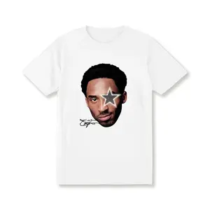 Youth and Adult Kobe Big Face Grey Star Graphic T-Shirt, graphic tees for boys, Graphic Tees, kids clothing boys, Youth Clothing, boys clothing