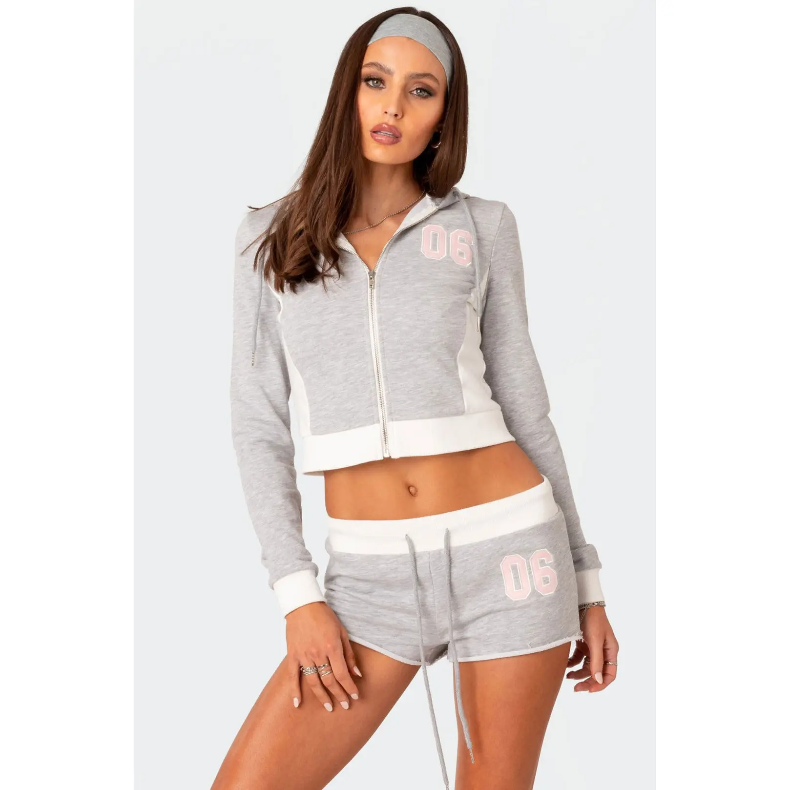 Pat Zip Up Hoodie