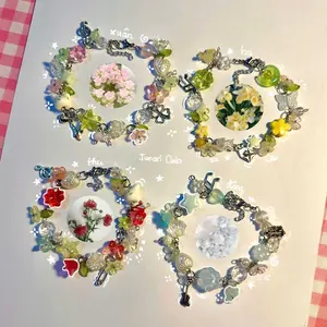 [NEW] Four Seasons Flower Bracelet – Handmade Spring Summer Autumn Winter