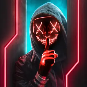 2025 New Led Light Up Mask  Scary Glowing For Costumes Festival Carnival Party Supplies Gifts