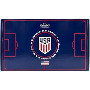 Binho Board Classic Board Game United States National Team(Main) Edition - 2-Player Fast-Paced Finger Flicker Pinball Board Games - Portable Tabletop Sports Game Set for Any Occasion