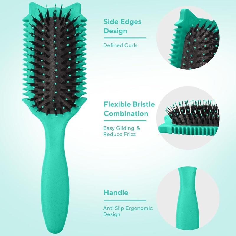 Upgraded Curl Defining Comb , Wide Tooth Detangling Comb for Curly, Wavy & Coily Hair | Anti-Frizz, No-Pull Styling Tool for Men & Women, Perfect for Daily Use, Travel & Natural Hair Care