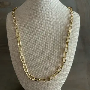24” Alchemia Large Paperclip Chain w/Toggle Clasp