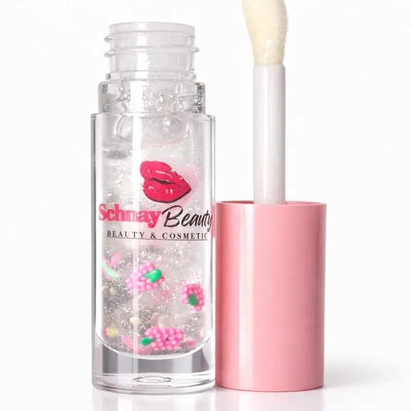 Schnay Beauty Vanilla Glow Clear High-Shine Lip Gloss Hydrating Non-Sticky Lip Gloss for Soft Lips