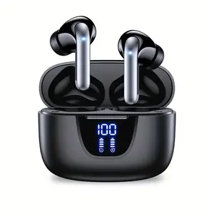 2024 Wireless Earphone, Wireless 5.3 Headphones, 13MM Horn, Long Time Playtime, Type-C Fast Charging Case, Stereo Wireless In-Ear Headphones For IPhone And Android In-Ear Headphones, Gaming Business Sports Headset Ear Microphone