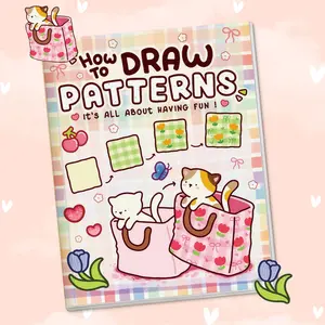 1 PC Fresh and soothing coloring book with thickened paper, featuring botanical and floral illustrations, soft macaron color scheme, perfect for stress relief, home relaxation, girls' gatherings, and an ideal Valentine's Day gift, Art Supplies