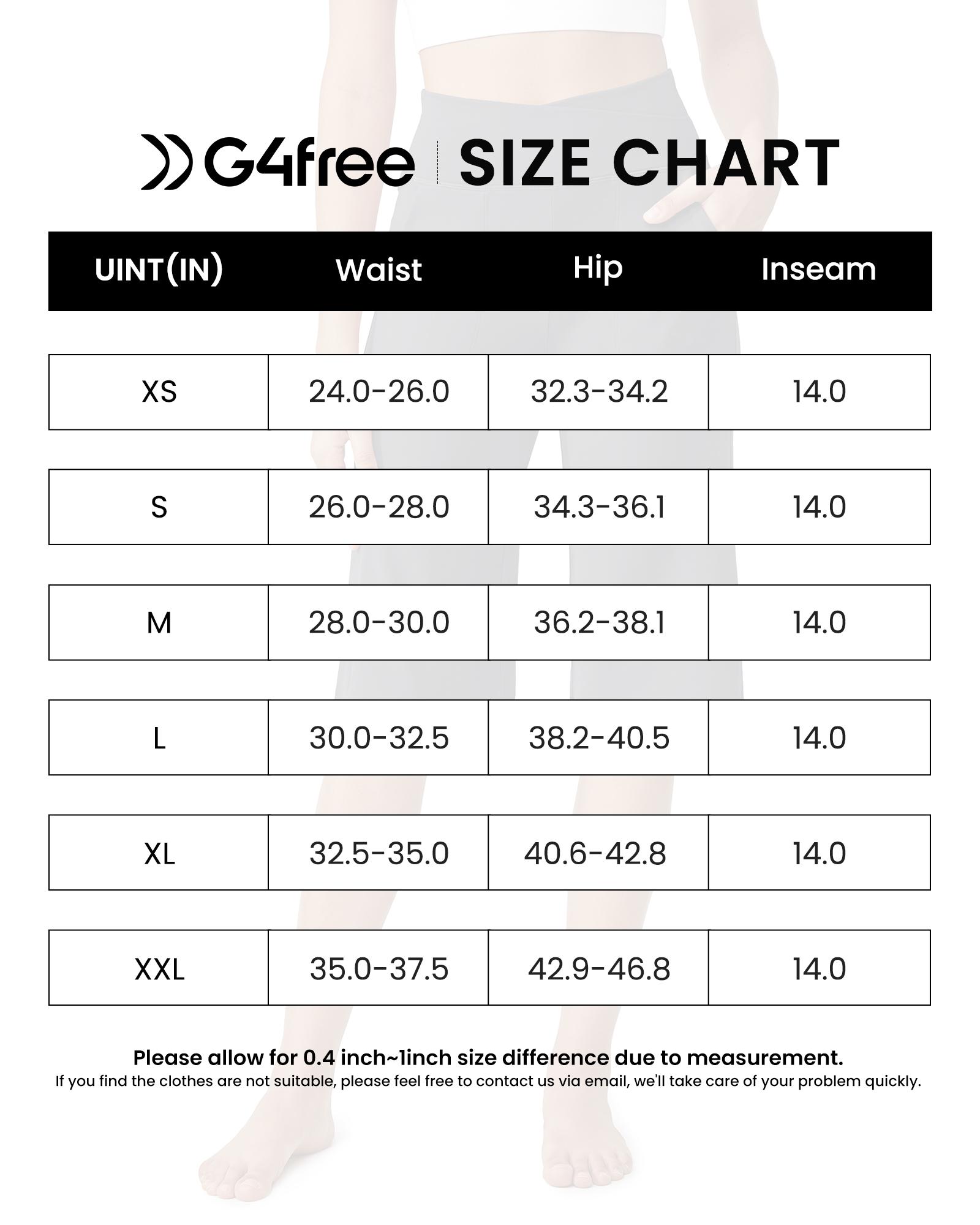 G4Free Loose High-Waist Casual Cropped Yoga Pants Shorts Women 14"/23"