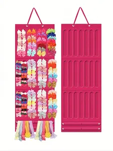 1 PC Rose Red Girl Hair Clip Organizer Holder, Hair Clip and Headband Organizer, Hairband Storage, Hair Clip Display Stand, Hair Clip Display Rack, Sturdy Stand, Perfect for Everyday Use and Holiday Gifts