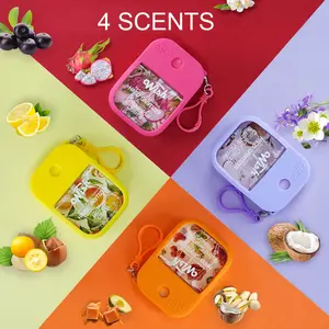 Wish Portable Hydrating Hand Sanitizer Spray - Moisturizing Formula with Silicone Case, 1.2 floz, Long-Lasting Fragrance, Travel-Friendly & Refillable