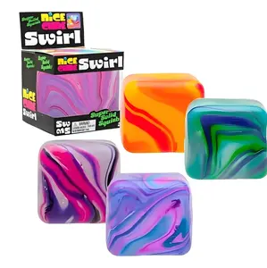 Fidget Toys Squishy Stress Cube, Stress Balls for Kids Adults Squishy Stress Relief, Ice Squishy Cube Sugar Balls, High Density Squeeze Balls for Students Calming