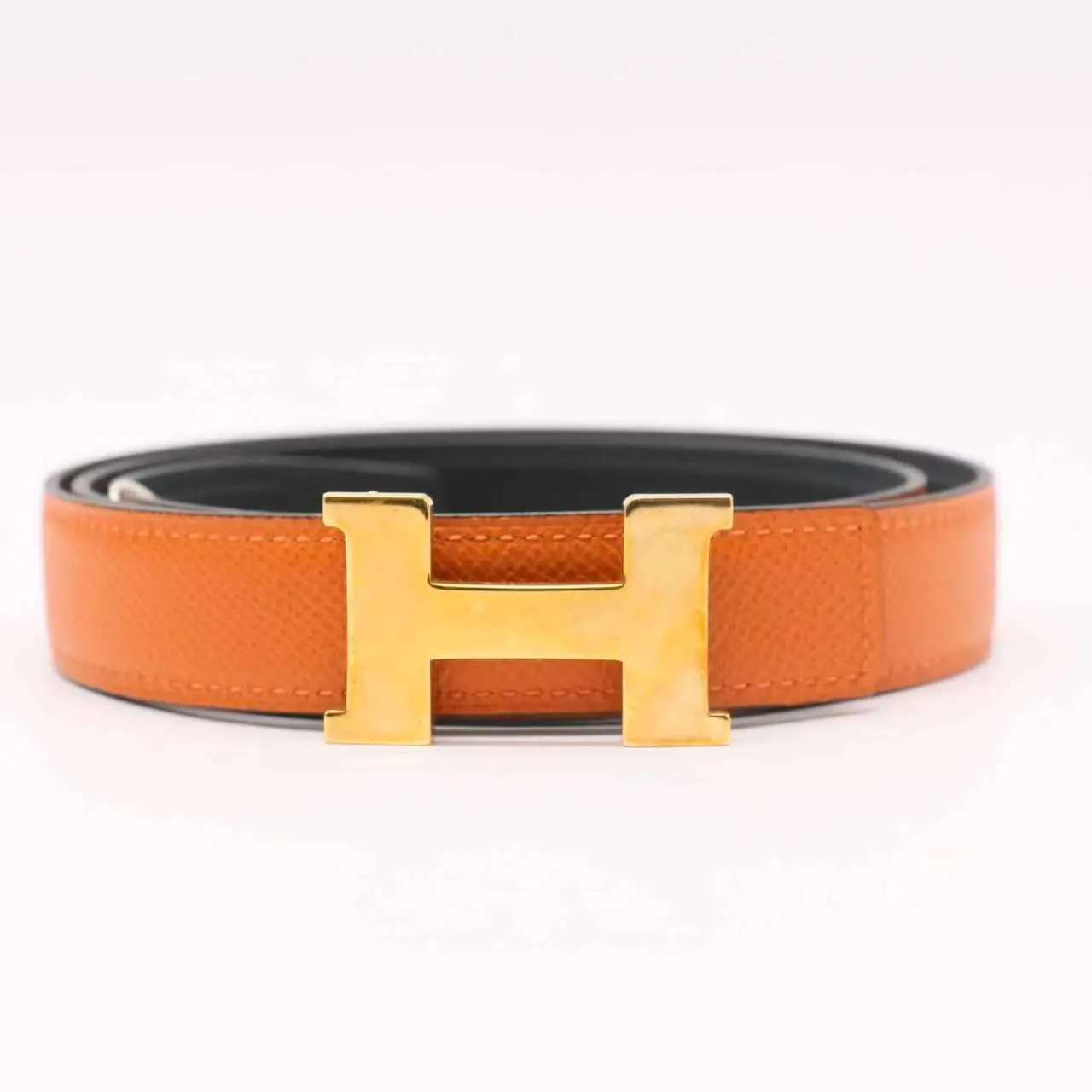 Pre-owned Hermes Reversible Constance Belt Twins LDJ5376